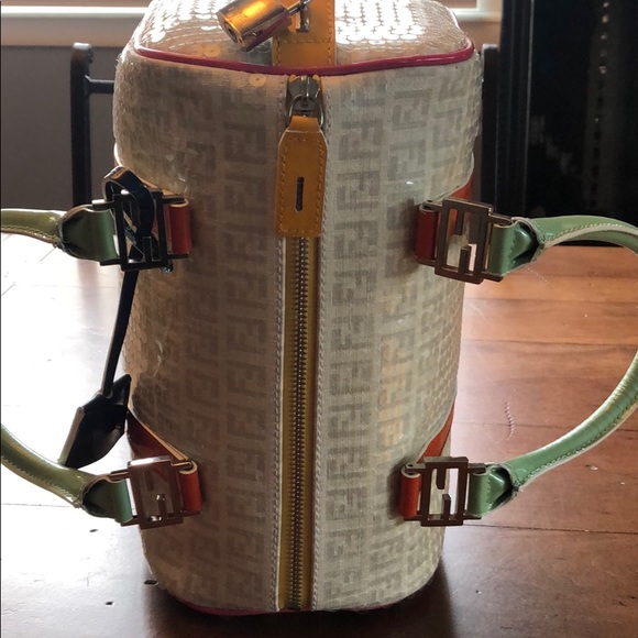 Fendi  Collectors Ricami Embroidered Handbag - Picture 5 of 8